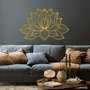 Wallity Lotussa-2 Accesorio Decorativo de Pared Dorado